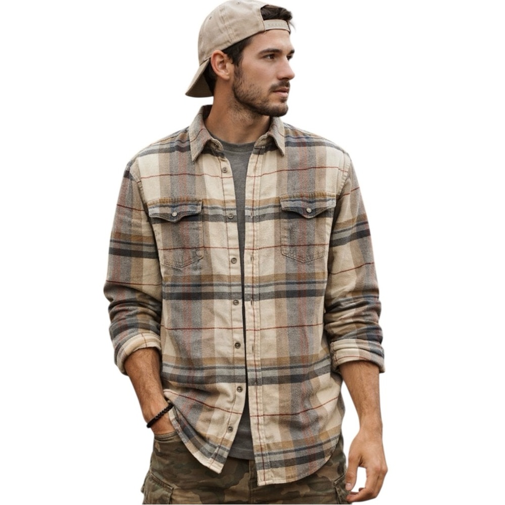 Mountain Khakis Toton Flannel
Shirt Mens Medium Plaid
Western Outdoor Cotton